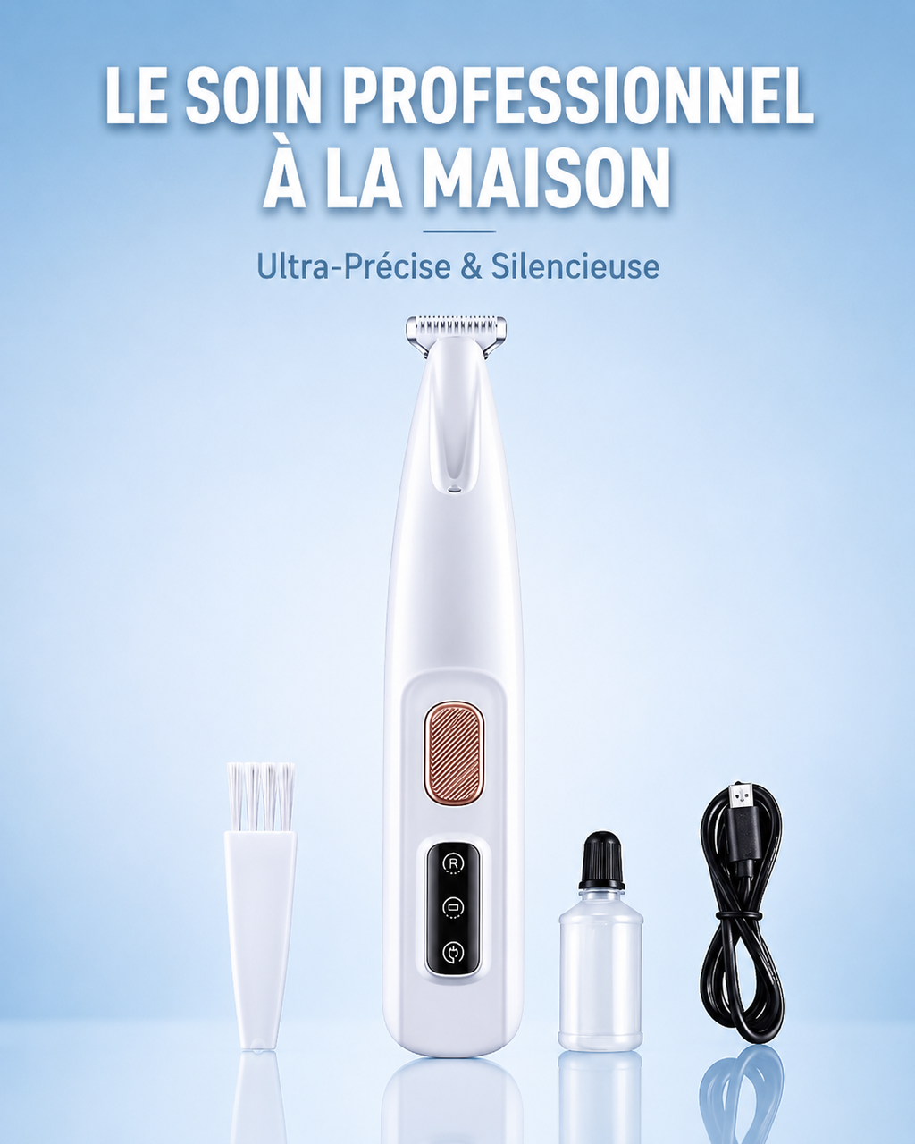 Tondeuse de précision pour chat — Sans stress & sans danger