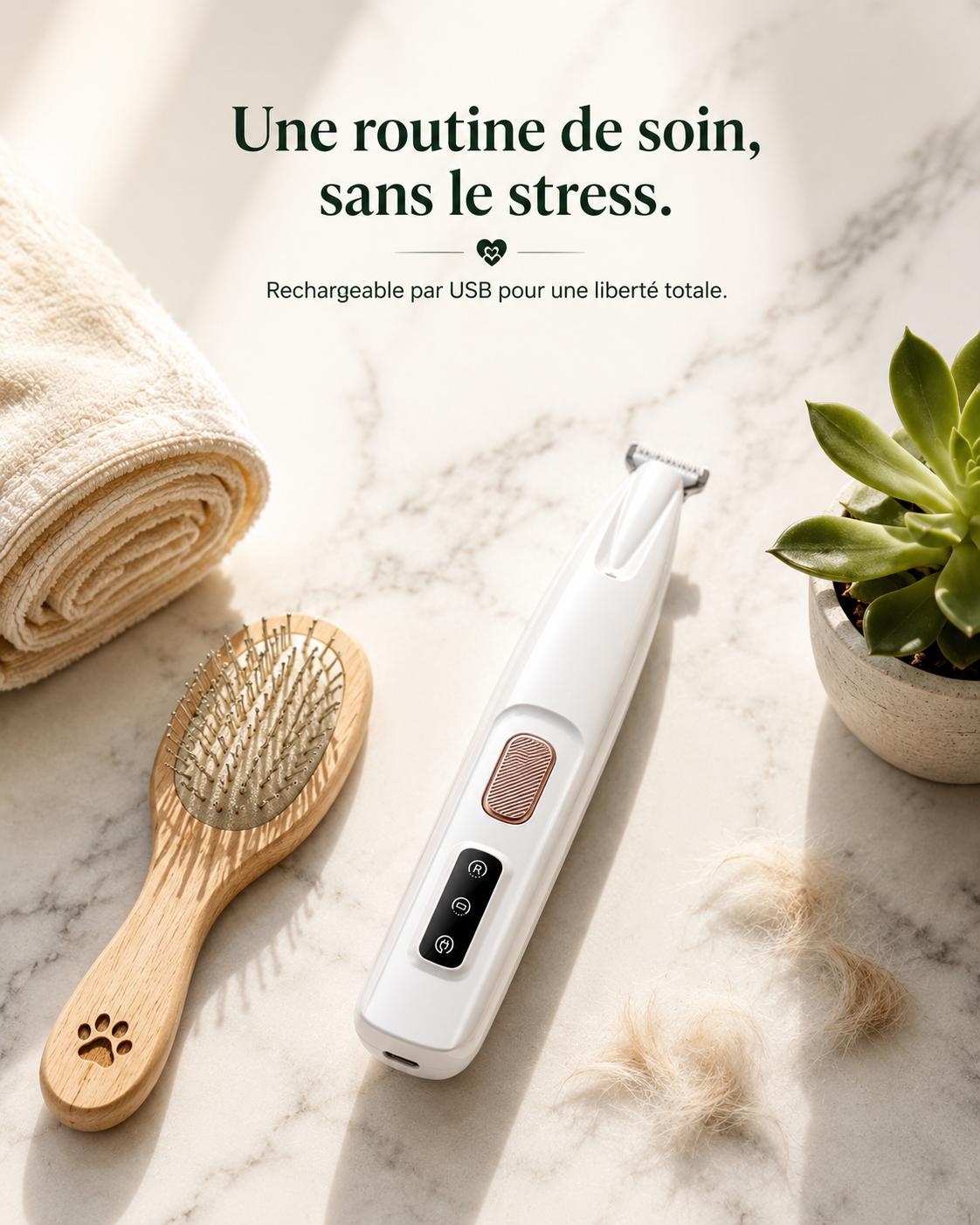 Tondeuse de précision pour chat — Sans stress & sans danger
